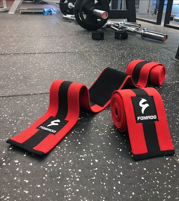 Premium Knee Protection Wrap- Red Black