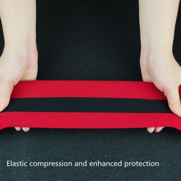 Premium Knee Protection Wrap- Red Black