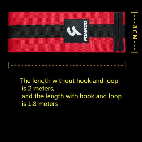 Premium Knee Protection Wrap- Red Black