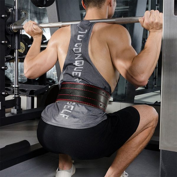 Pro Power Power Lifting Belt- Black Red
