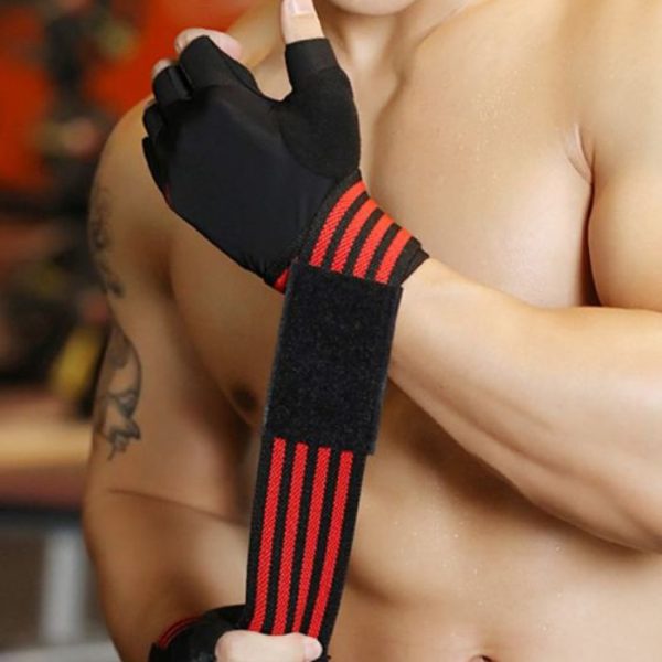 Weight Lifting GYM Gloves- RED