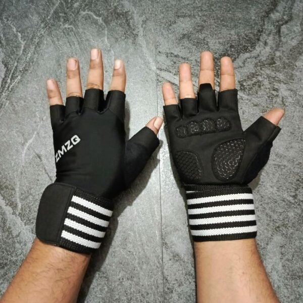 Weight Lifting GYM Gloves- Black
