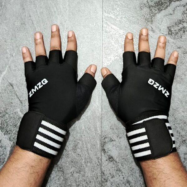 Weight Lifting GYM Gloves- Black