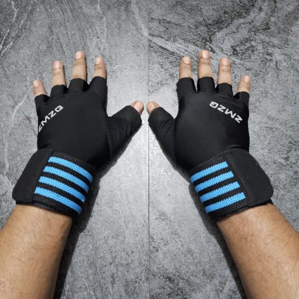 Weight Lifting GYM Gloves- Blue