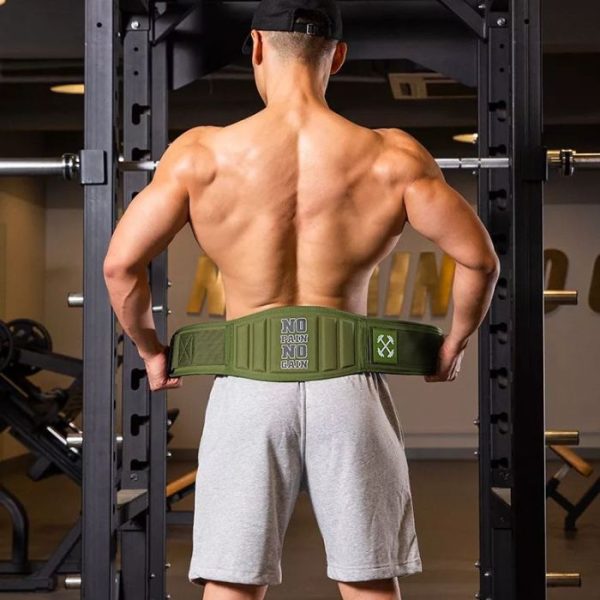 NEOPRENE WEIGHTLIFTING BELT- OLIVE