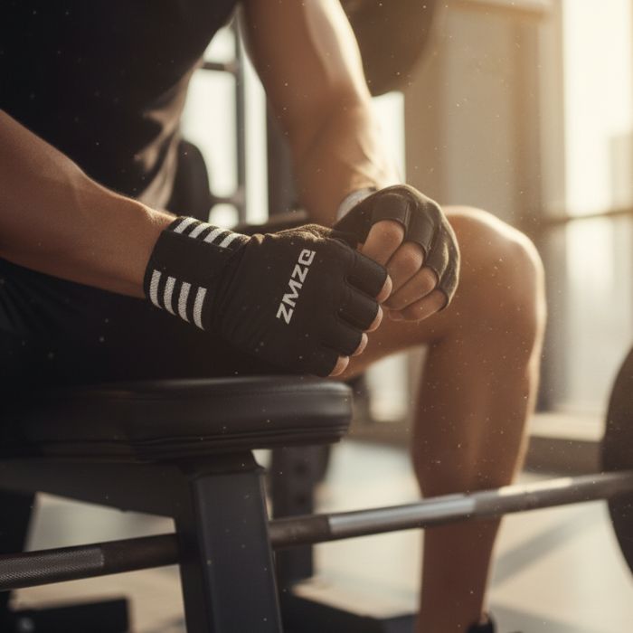 Weight Lifting GYM Gloves- Black