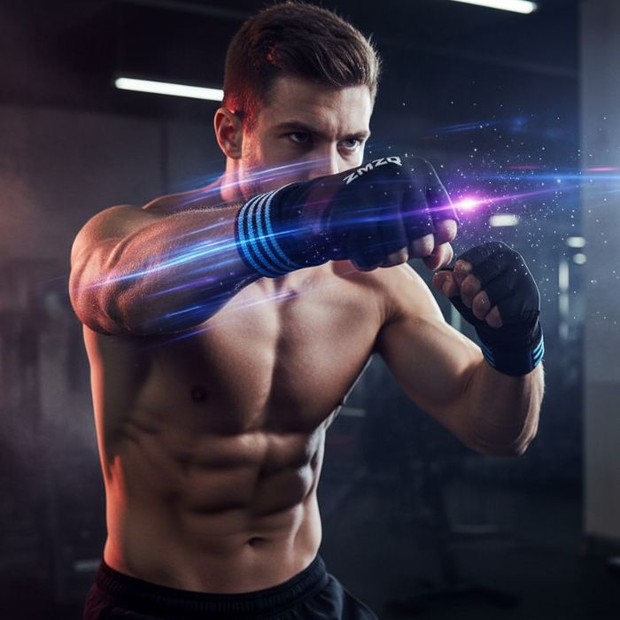 Weight Lifting GYM Gloves- Blue