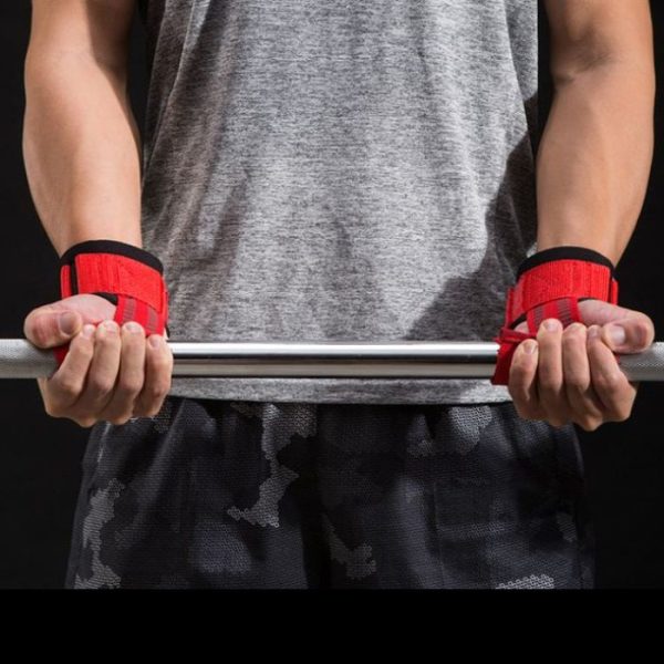 WEIGHT LIFTING STRAPS- RED