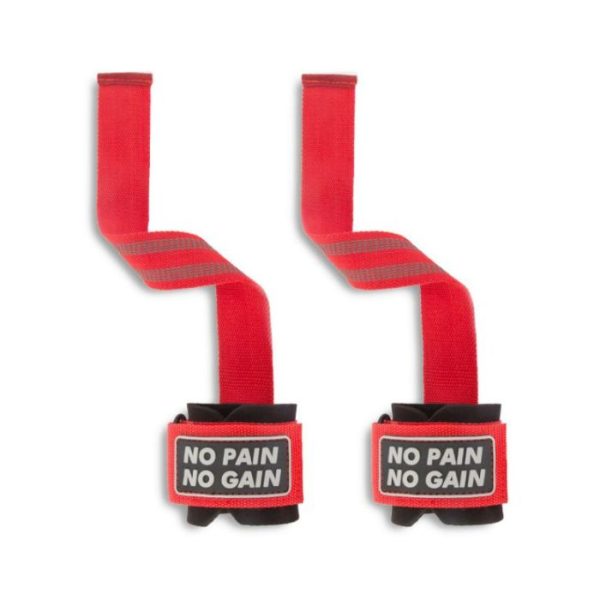 WEIGHT LIFTING STRAPS- RED