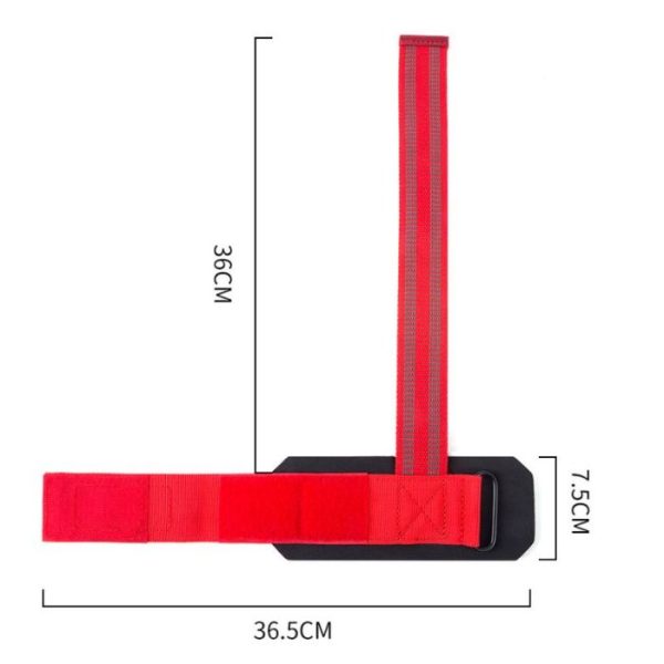 WEIGHT LIFTING STRAPS- RED