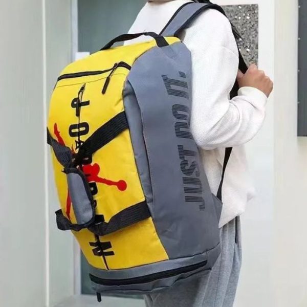 GYM Duffel Bag Large Capacity-Jordan-Yellow Ash