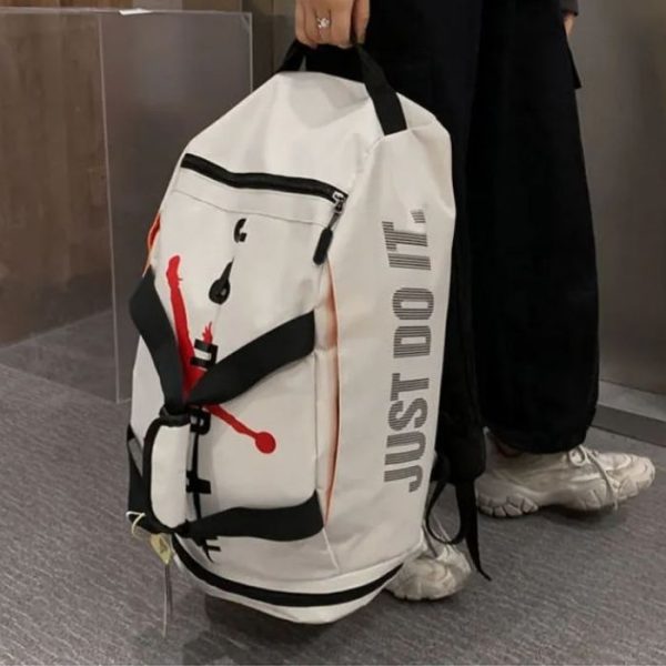 GYM Duffel Bag Large Capacity-Jordan-Of-white