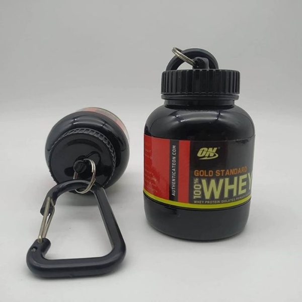 WHEY 200 ML Protein Powder Container- Red