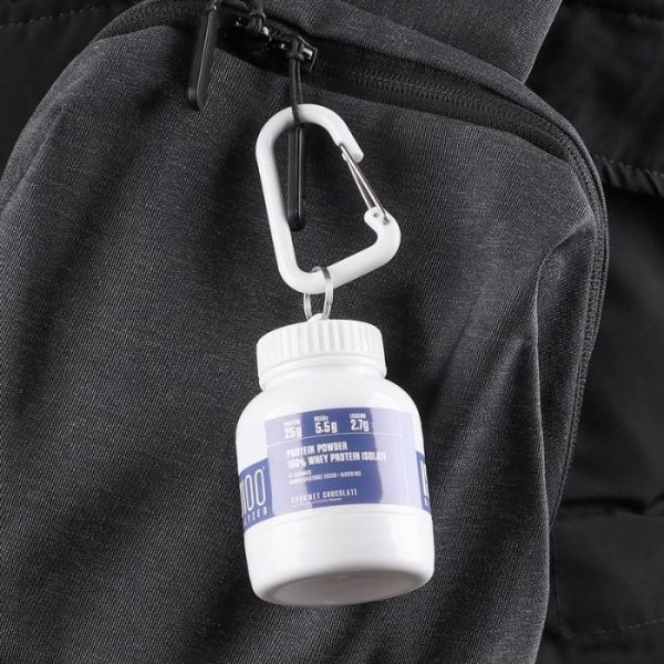200 ML ISO 100 Protein Powder Container- White