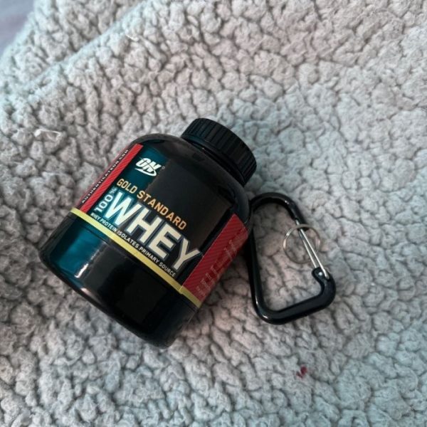 WHEY 200 ML Protein Powder Container- Red