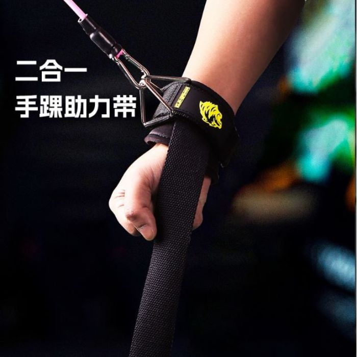 Wrist Strap Heavy Duty Lifting Support- BLACK