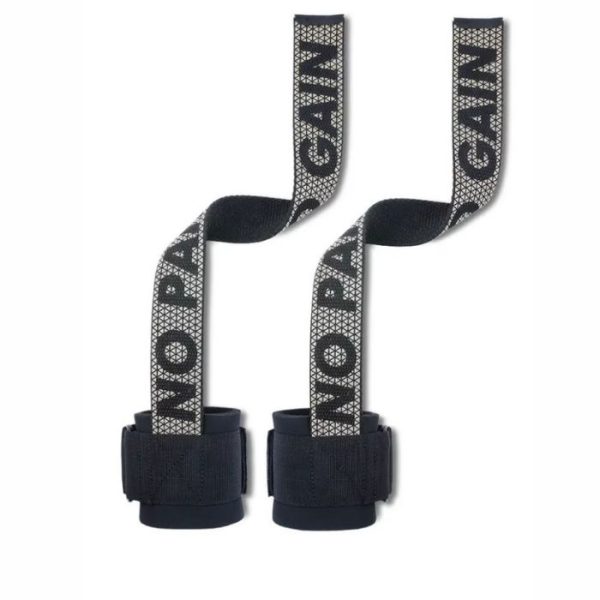 Weight Lifting Straps- Ash Black