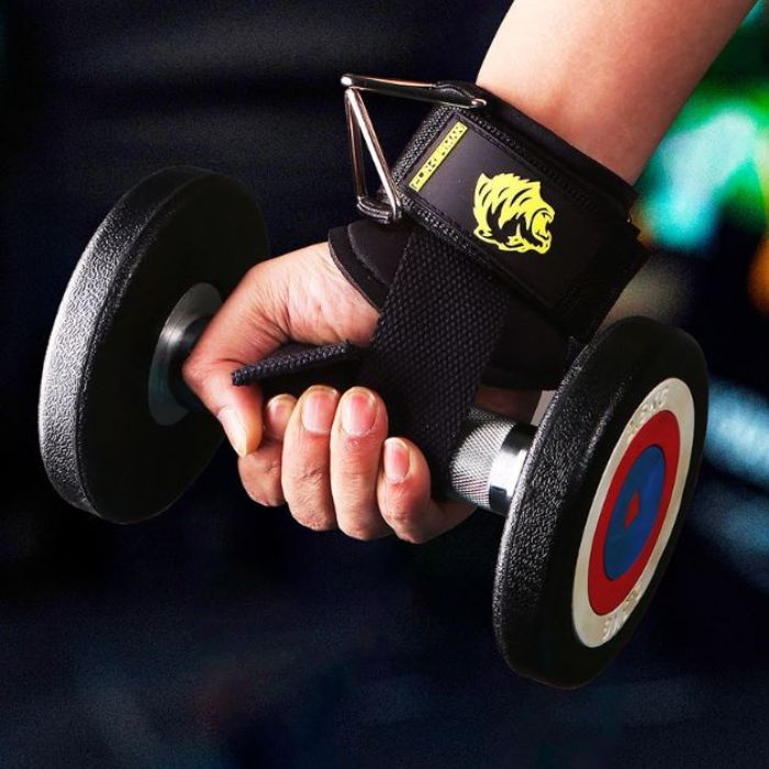 Wrist Strap Heavy Duty Lifting Support- BLACK