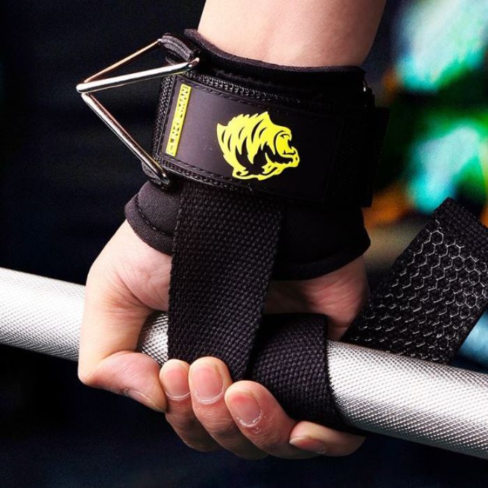 Wrist Strap Heavy Duty Lifting Support- BLACK