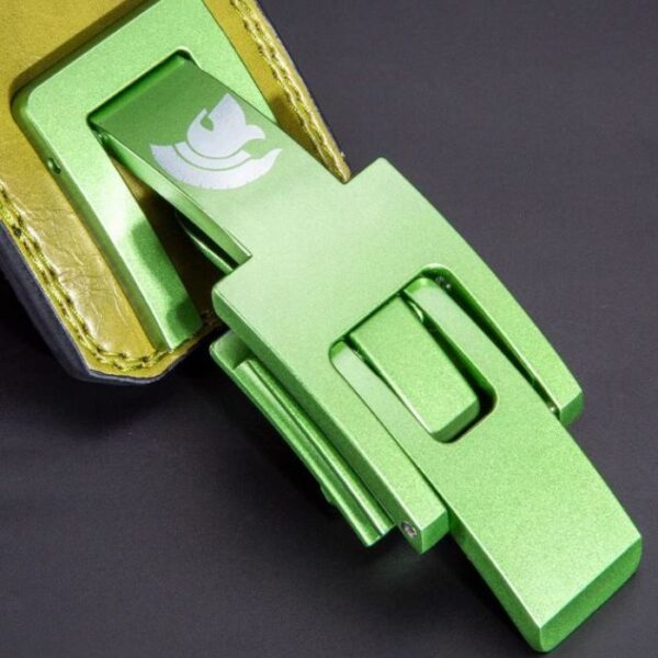 Lever Leather Power Lifting 13mm Belt- Parrot Green