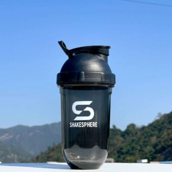 SHAKESPHARE Shaker Bottle- BLACK