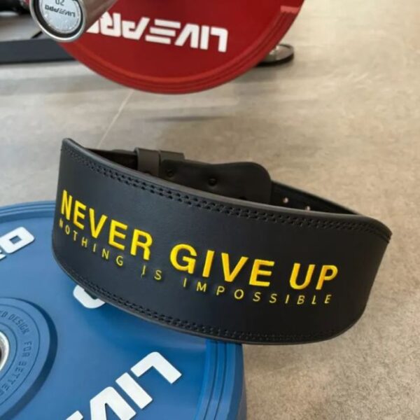 Premium Fitness Weightlifting GYM Belt- Black