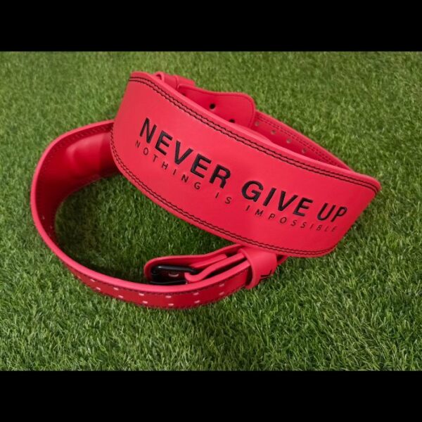 Premium Fitness Weightlifting GYM Belt- RED