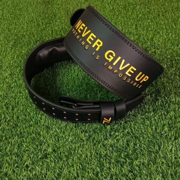 Premium Fitness Weightlifting GYM Belt- Black