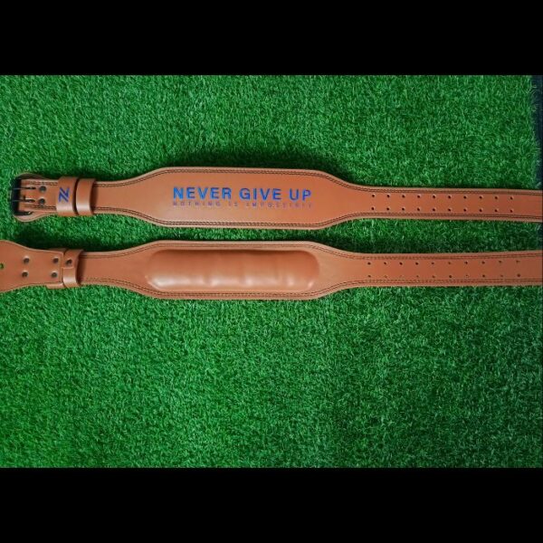 Premium Fitness Weightlifting GYM Belt- Brown