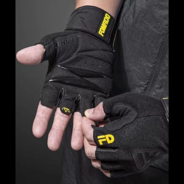Premium Fitness Weight Lifting Gloves- Black