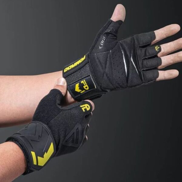 Premium Fitness Weight Lifting Gloves- Black