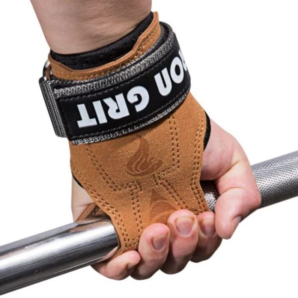 IRON GRIT Premium Heavy Duty Cowhide Leather Grip