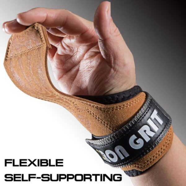 IRON GRIT Premium Heavy Duty Cowhide Leather Grip