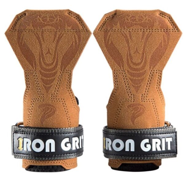 IRON GRIT Premium Heavy Duty Cowhide Leather Grip