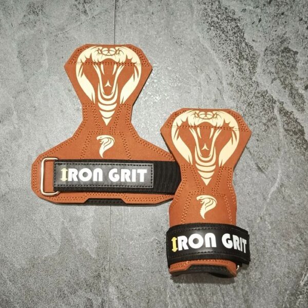 IRON GRIT Premium Heavy Duty Cowhide Leather Grip
