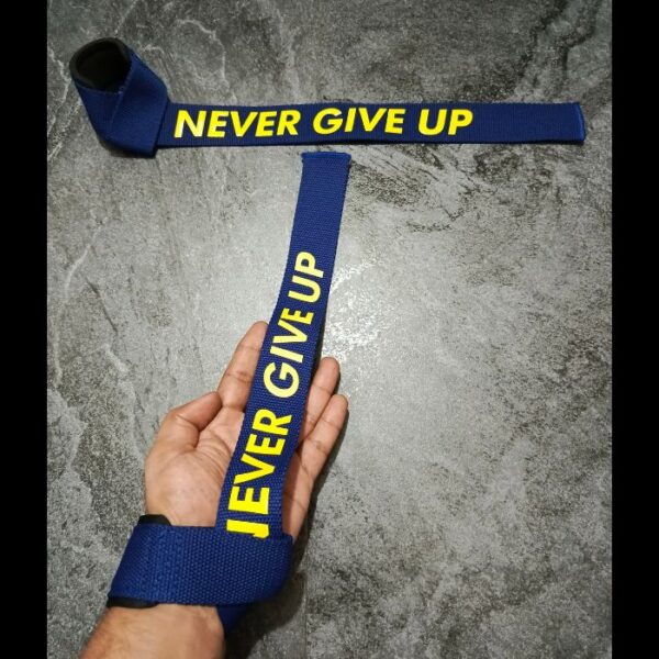 Neoprene Weight Lifting Wrist Strap- BLUE