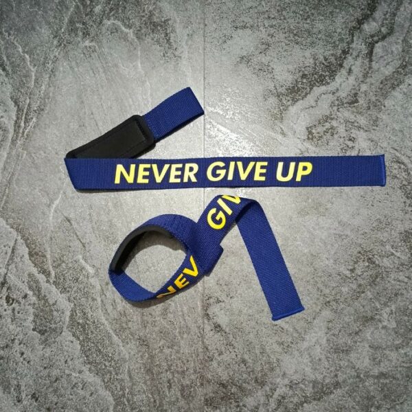 Neoprene Weight Lifting Wrist Strap- BLUE
