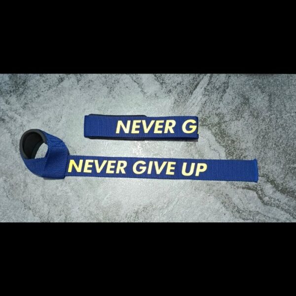 Neoprene Weight Lifting Wrist Strap- BLUE