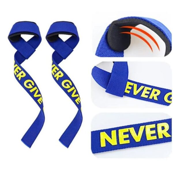 Neoprene Weight Lifting Wrist Strap- BLUE