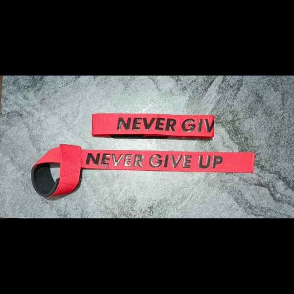 Neoprene Weight Lifting Wrist Strap- RED