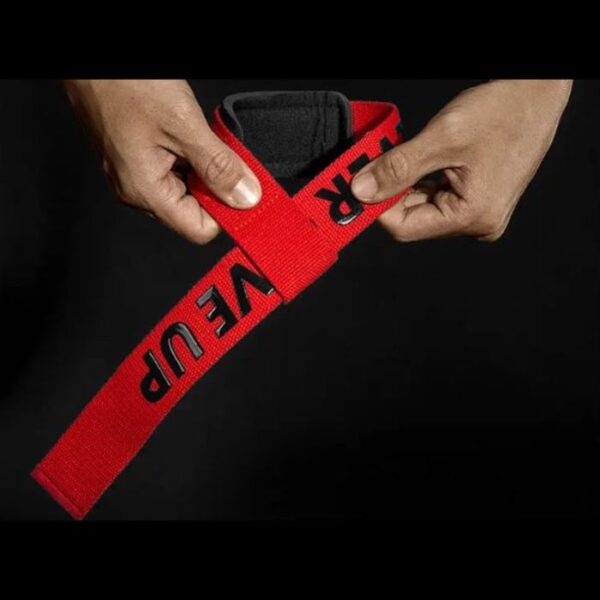 Neoprene Weight Lifting Wrist Strap- RED