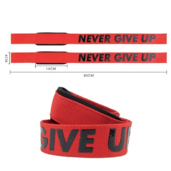 Neoprene Weight Lifting Wrist Strap- RED