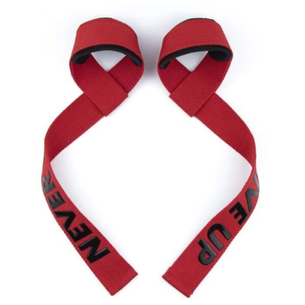 Neoprene Weight Lifting Wrist Strap- RED