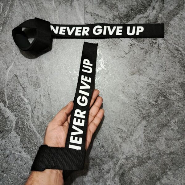 Neoprene Weight Lifting Wrist Strap- BLACK