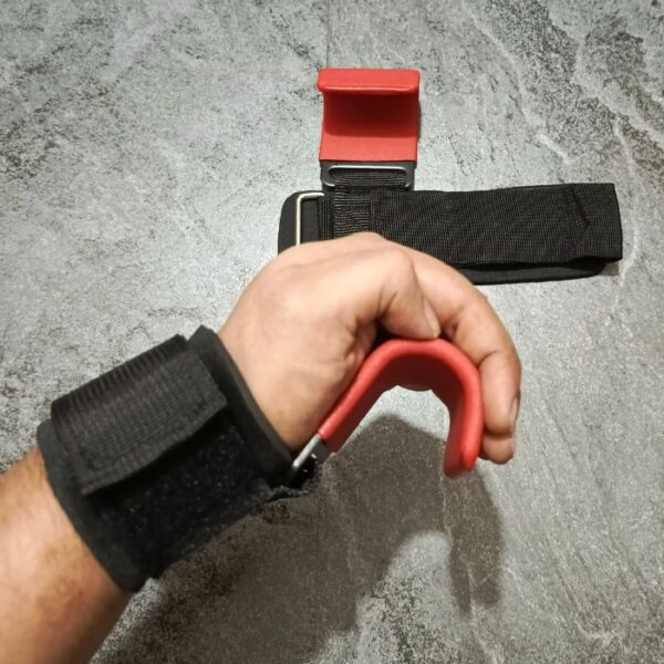 WEIGHT LIFTING HOOK- RED