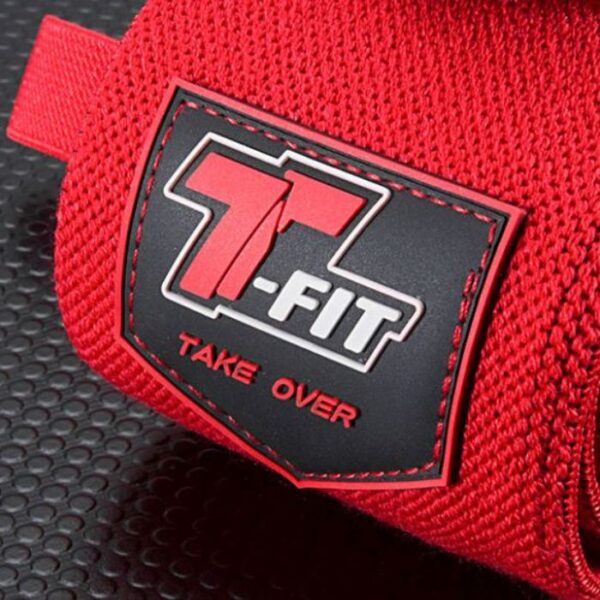 Premium T-Fit Wrist Wraps – Red