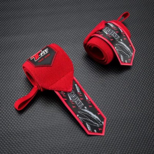 Premium T-Fit Wrist Wraps – Red