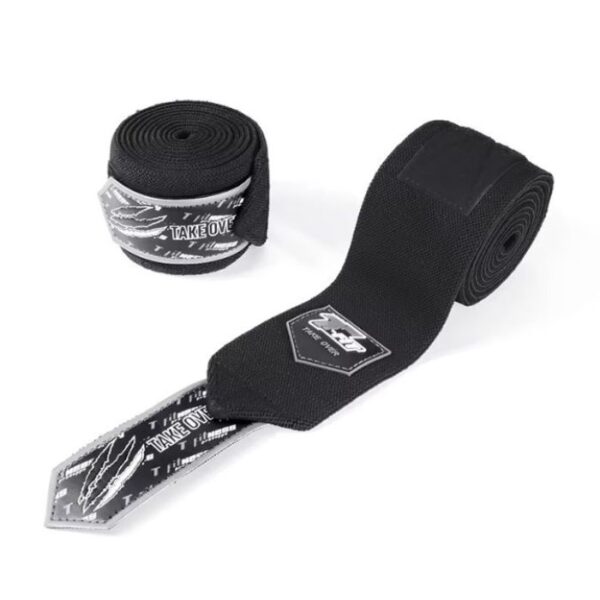 Premium T-Fit Knee Wraps – Black