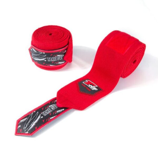 Premium T-Fit Knee Wraps – Red