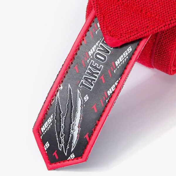 Premium T-Fit Knee Wraps – Red